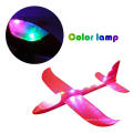 2019 New 48cm 4Modes Hand Throw Glider LED Light Aircraft Toy EVA Airplane Model Outdoor Sport Toys for Kids Gift